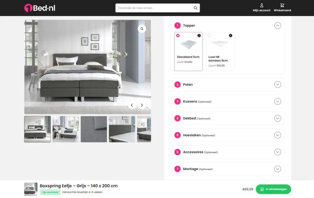 Boxspring Eefje