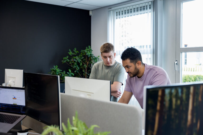 Collega's sparren samen