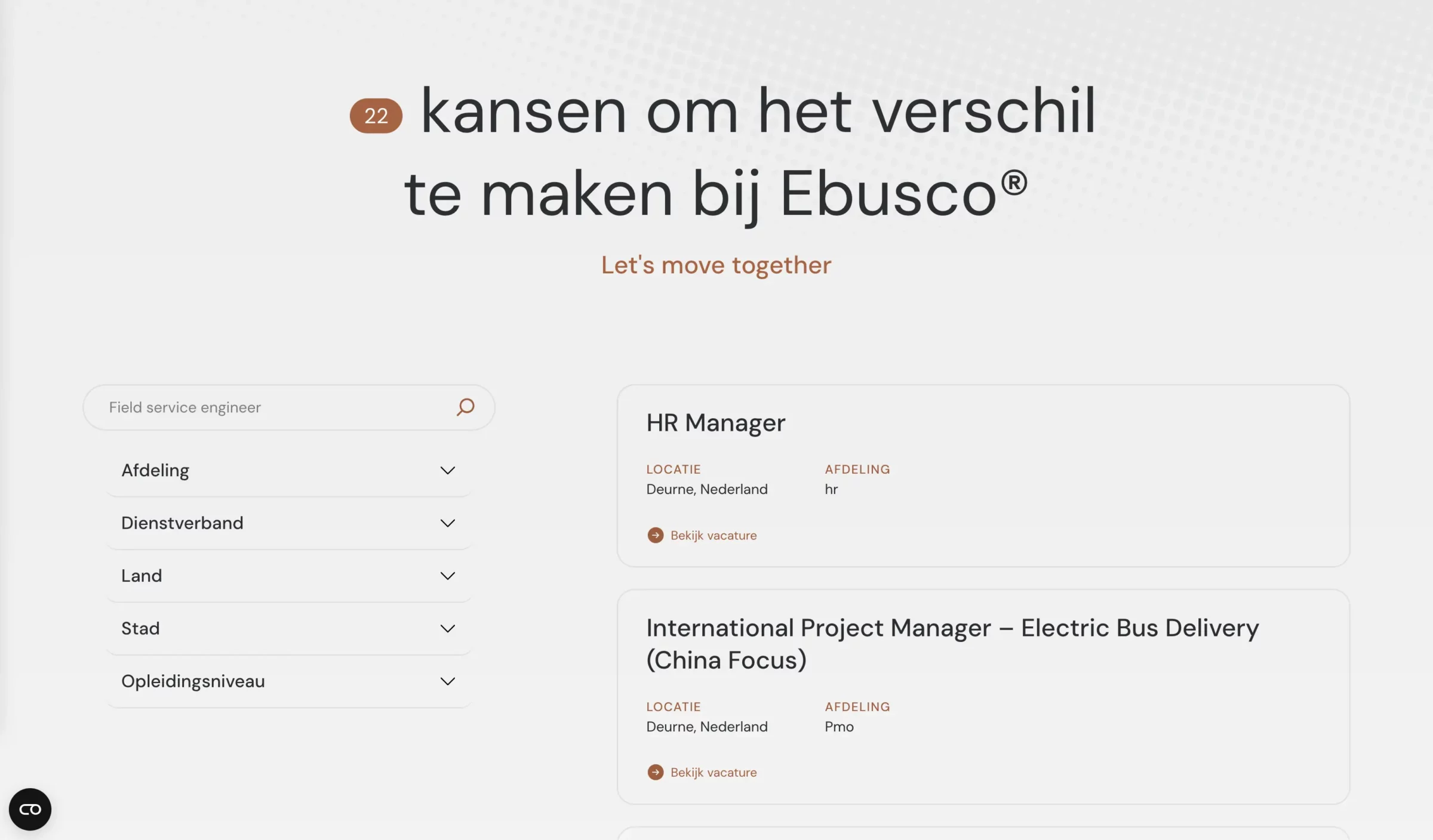 Screenshot - Ebusco Careers