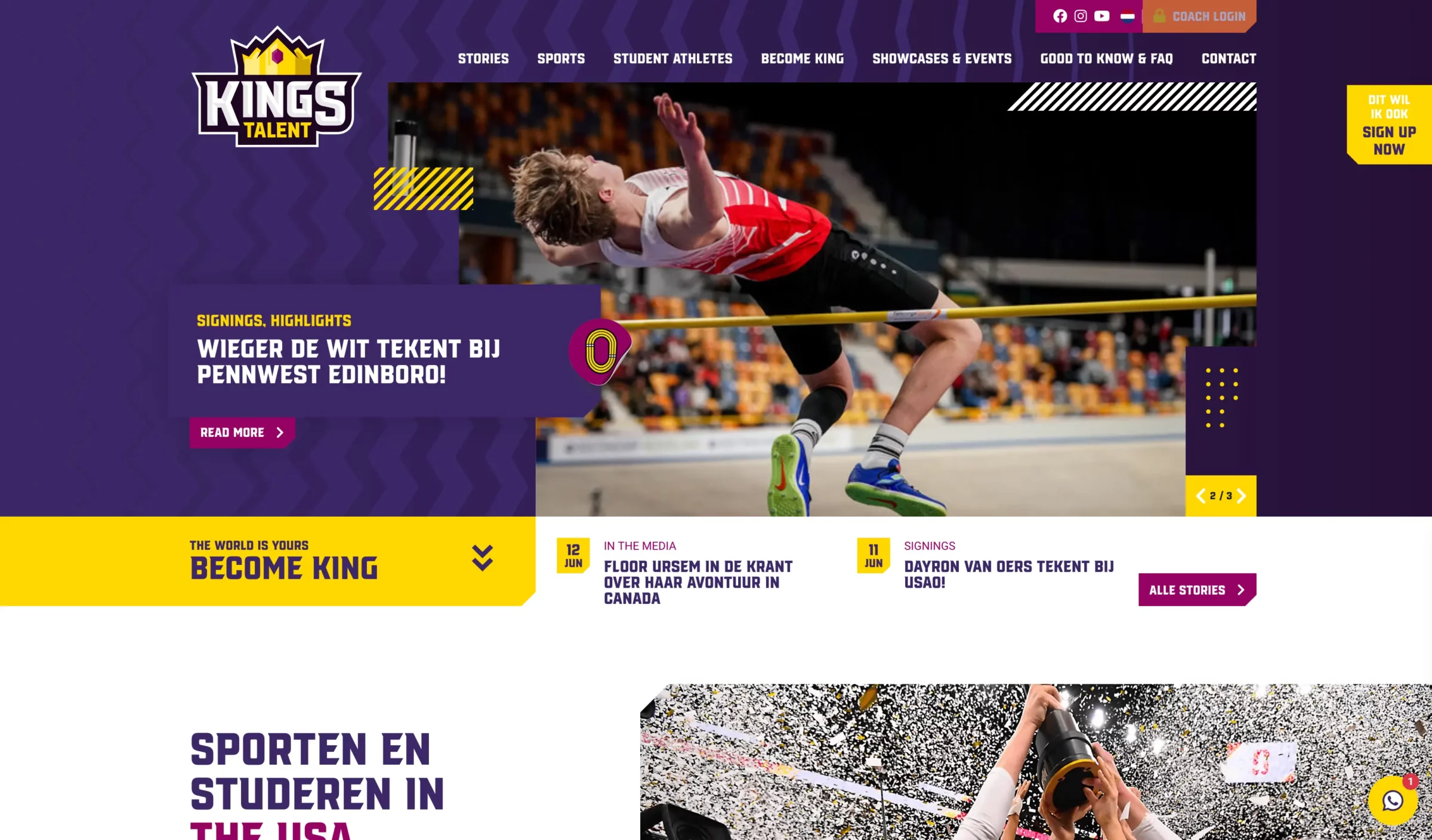 Screenshot Kingstalent