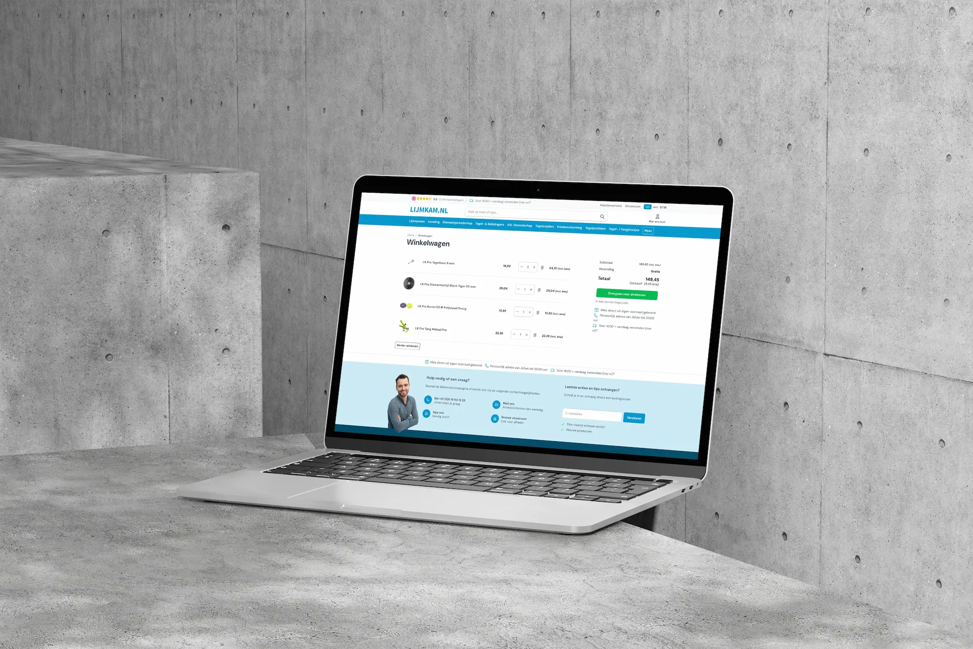 Spits-Visual-Lijmkam-Laptop-Steen