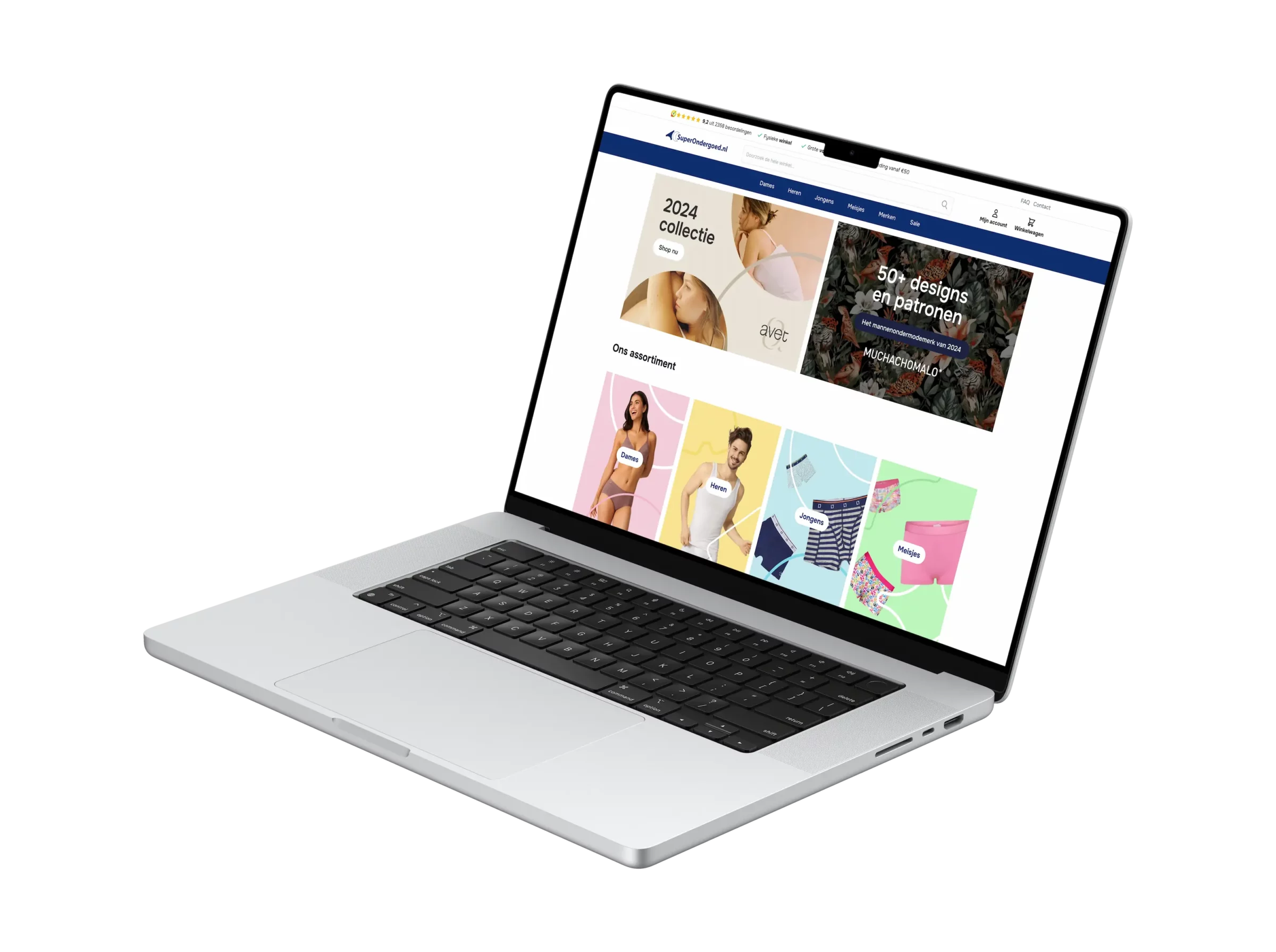 Spits - Visual - Superondergoed - Laptop