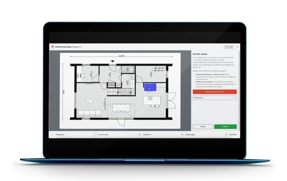 Spits-Visual-Vloerverwarmingzelfleggen-Laptop-Voor