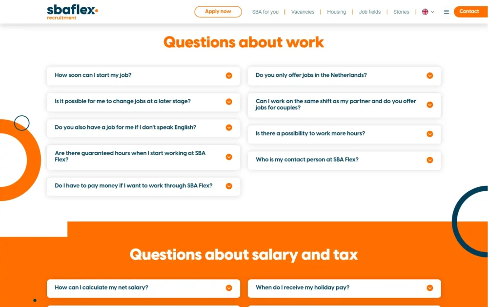 Voorbeeld FAQ