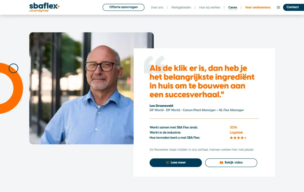 Voorbeeld Testimonial