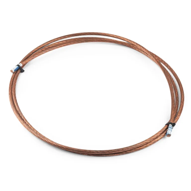 Productfoto samengeslagen koperen kabel